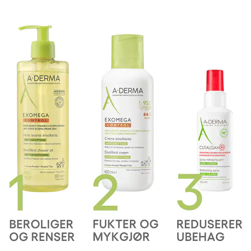 A-Derma Exomega Control Shower Oil 500 ml