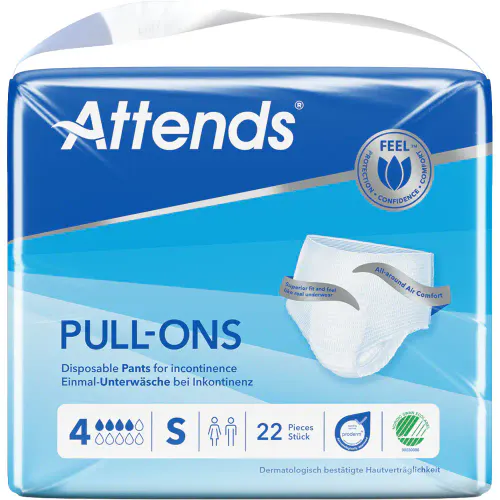 Attends Pull-Ons 4 S Buksebleier 22 stk
