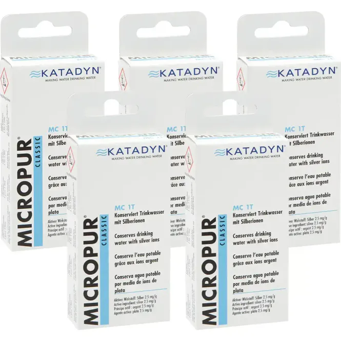 Hovedbilde Micropur Classic Vannrensetabletter MC 1T Familiepakke - 5 x 100 stk