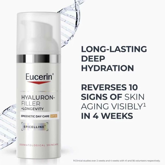 Hovedbilde Eucerin Hyaluron-Filler + Longevity Epigenetic Day Care SPF30 50 ml