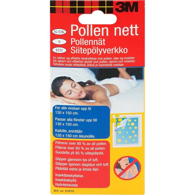 Hovedbilde 3M Pollennett 130 x 150 cm 3 stk