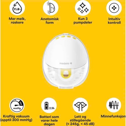 Medela Motion InBra Dobbel Elektrisk Brystpumpe 1 stk