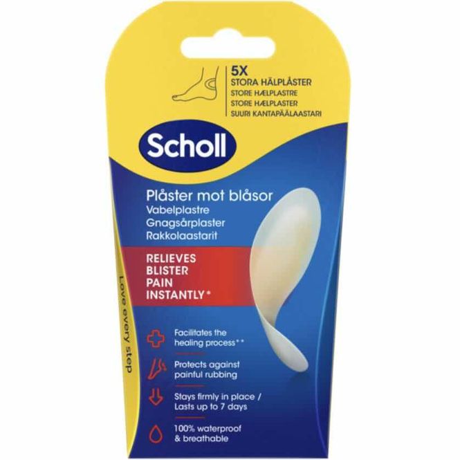 Hovedbilde Scholl Gnagsårplaster Hæl 5 stk
