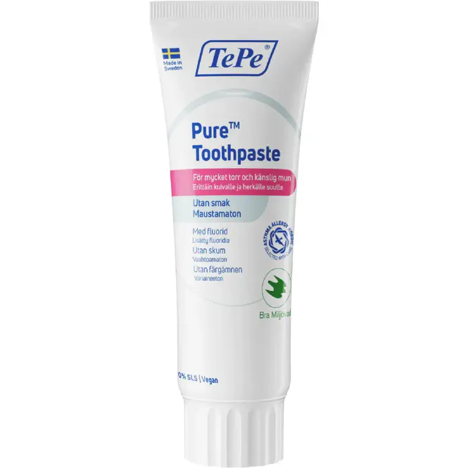 Hovedbilde Tepe Pure Ekstra Mild Tannkrem u/Smak 75 ml 