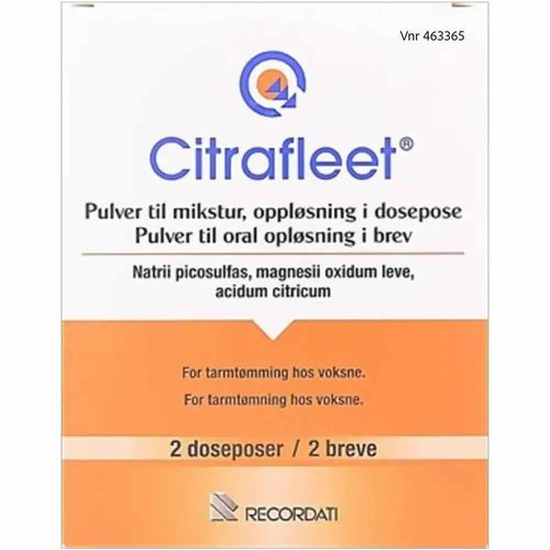 Citrafleet Pulver Til Mikstur 2 stk