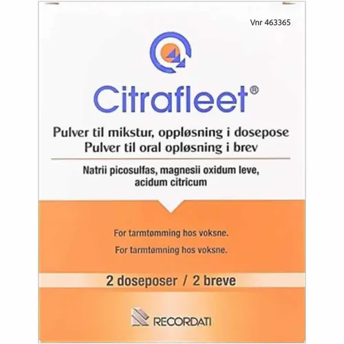 Citrafleet Pulver Til Mikstur 2 stk