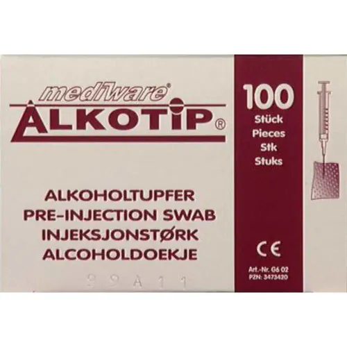 Alkotip Injeksjonstørk 60 x 25 mm 100 stk