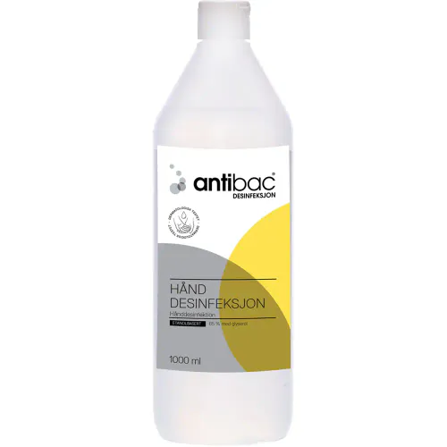 Antibac Hånddesinfeksjon 85% m/Fliptop 1000 ml