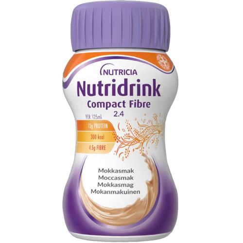 Nutridrink Compact Fibre 2,4 kcal Mokka 4 x 125 ml