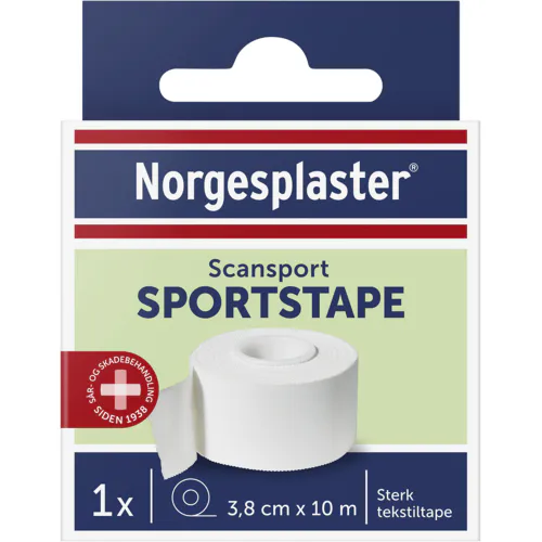 Norgesplaster Scansport Sportstape 3,8 cm x 10 m 1 stk