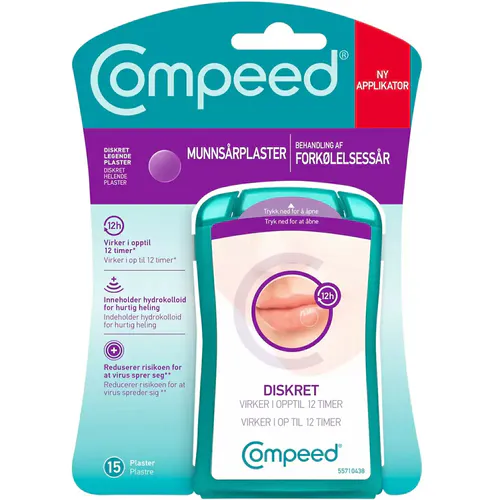 Compeed Diskret Munnsårplaster 15 stk