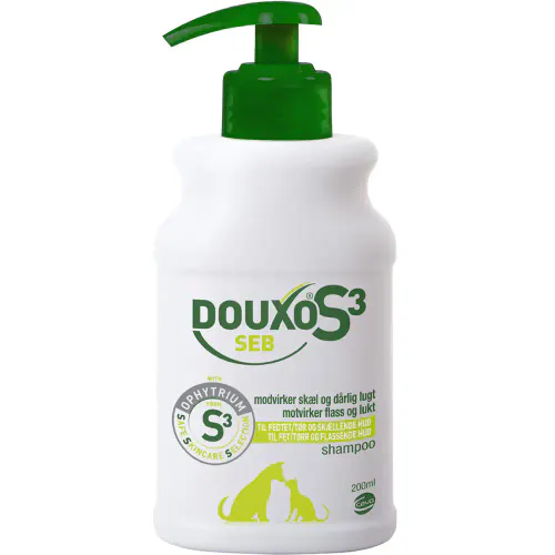 Douxo S3 Seb Shampoo Til Dyr 200 ml