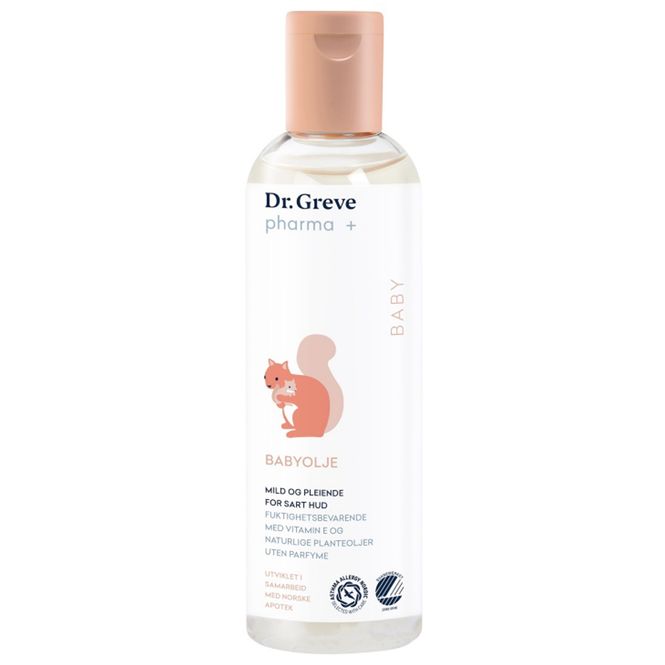 Hovedbilde Dr. Greve Pharma+ Babyolje 200 ml