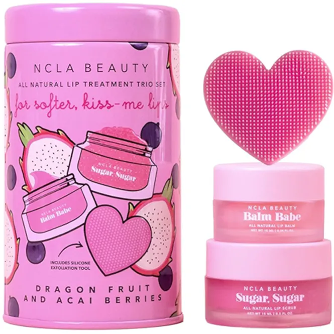 Hovedbilde NCLA Beauty Lip Treatment Trio Dragonfruit & Acai 1 sett
