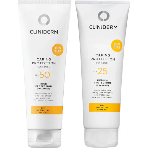 Cliniderm Duopack Kropp SPF25 + SPF50 Big Size