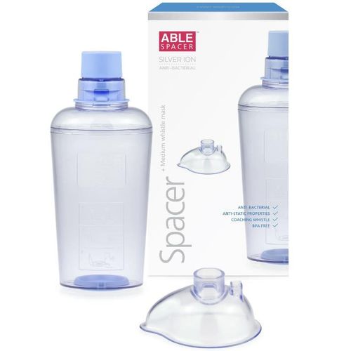 Ablespacer Inhalasjonskammer m/ Maske str M 1 stk