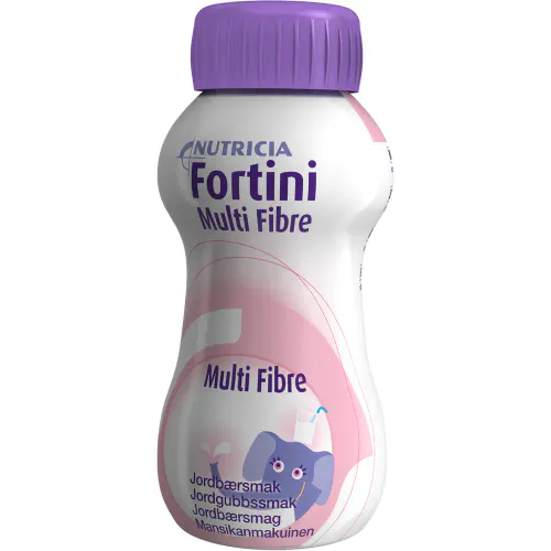 Fortini Multi Fibre Jordbær 4 x 200 ml