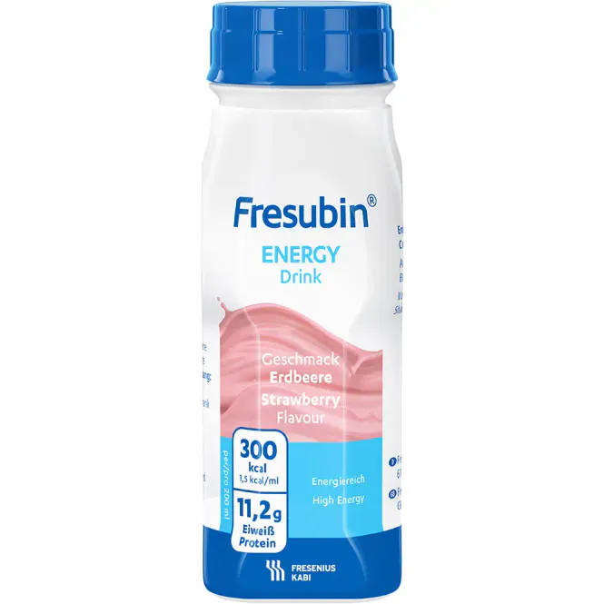 Hovedbilde Fresubin Energy Drink Jordbær 4 x 200 ml
