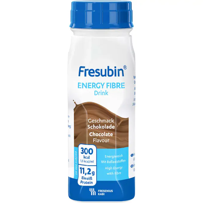 Hovedbilde Fresubin Energy Fibre Drink Sjokolade 4 x 200 ml
