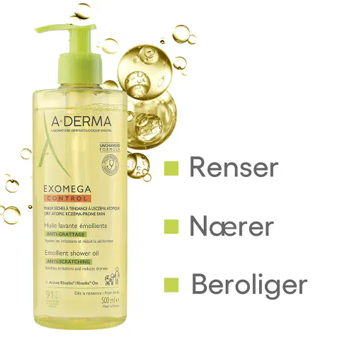 A-Derma Exomega Control Shower Oil 500 ml