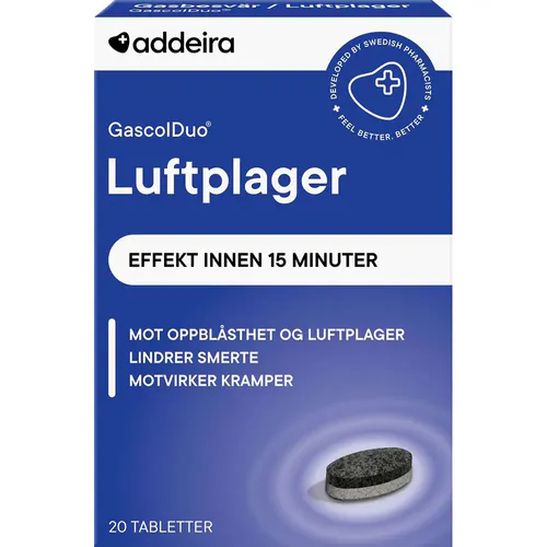 GascolDuo Luftplager Tabletter 20 stk