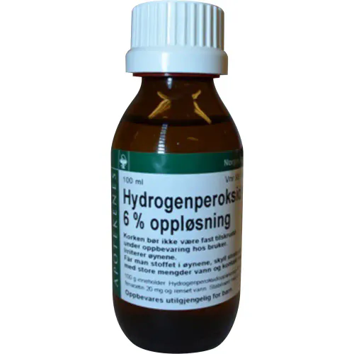 Hydrogenperoksid NAF 6% 100 ml