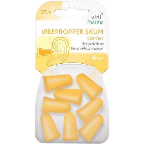 Vidi Pharma Ørepropper Skum Standard 4 par