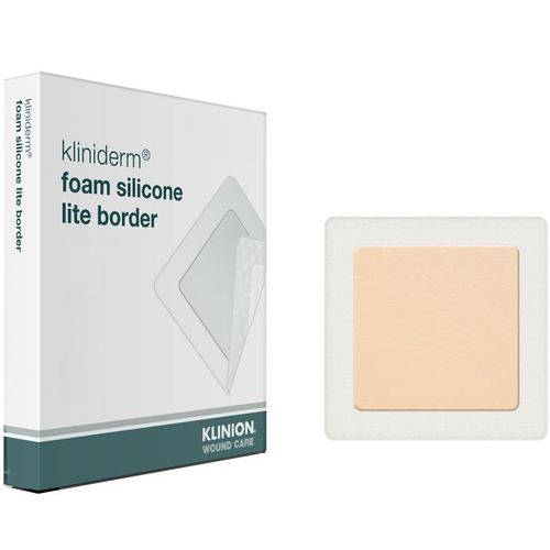 Kliniderm Foam Silicone Lite Border Skumbandasje 4x5cm 10 stk