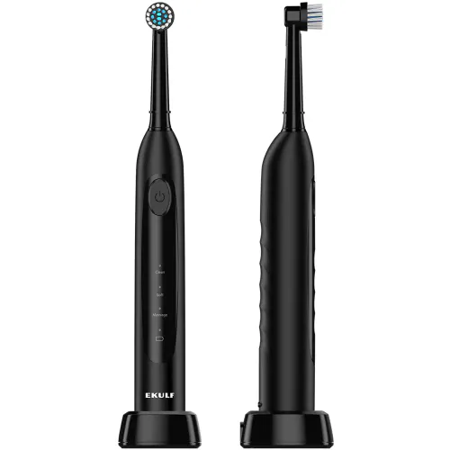 Ekulf PowerBrush Elektrisk Tannbørste Sort 1 stk