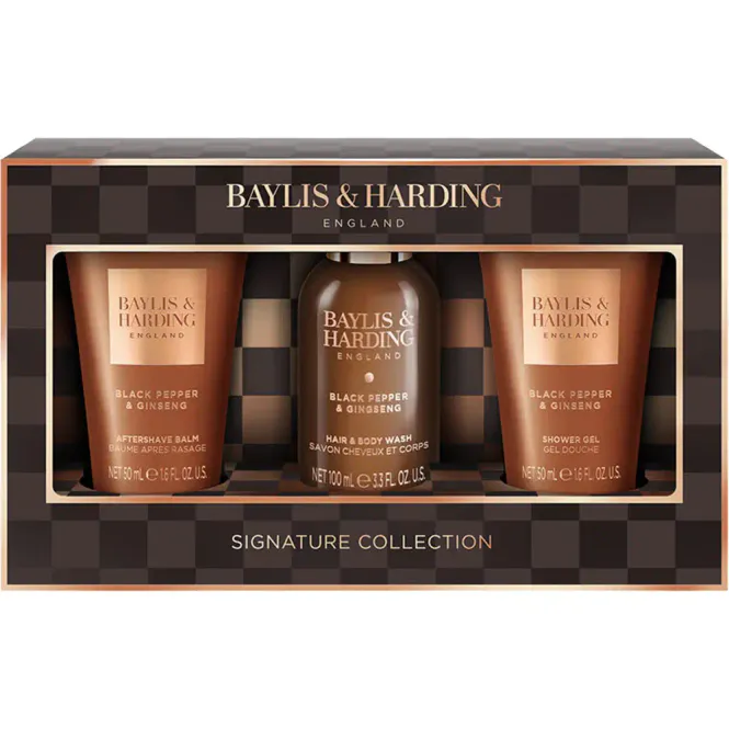 Hovedbilde Baylis & Harding Men Black Pepper & Ginseng Reise Gavesett