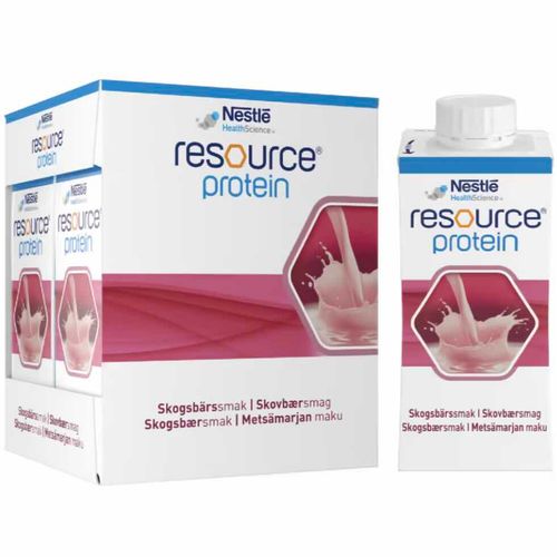 Resource Protein Næringsdrikk Skogsbær 4x200 ml 