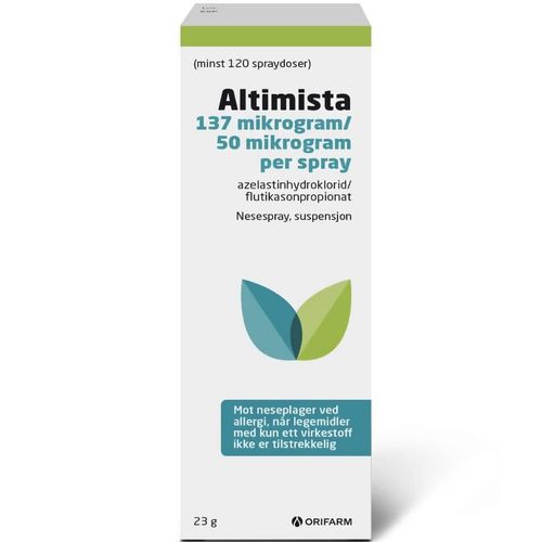 Altimista Nesespray 137+50 µg/dose 120 doser