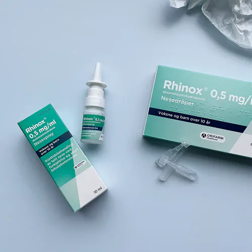 Rhinox 0,5 mg/ml Nesedråper 20 x 0,3 ml