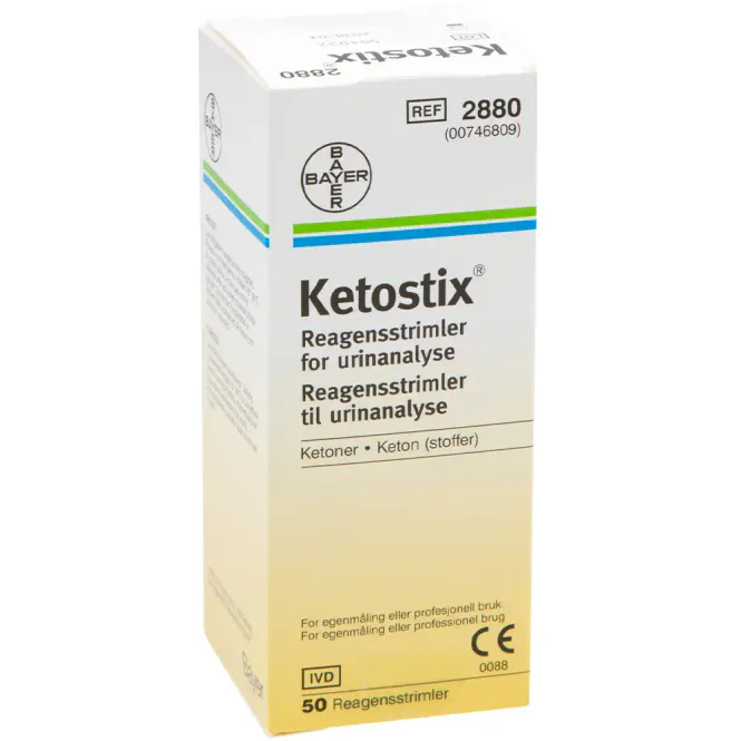 Hovedbilde Ketostix 2880 Urinteststrimler 50 stk