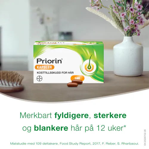 Priorin Kosttilskudd Kapsler 60 stk