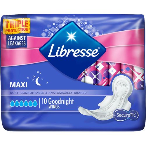 Libresse Maxi Night Wing 10 stk