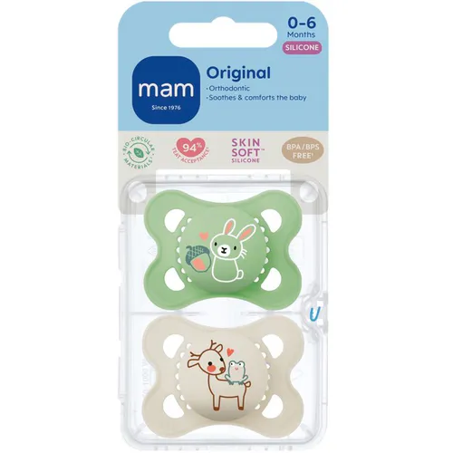 Mam Original Smokk Nøytral 0-6 mnd 2 stk
