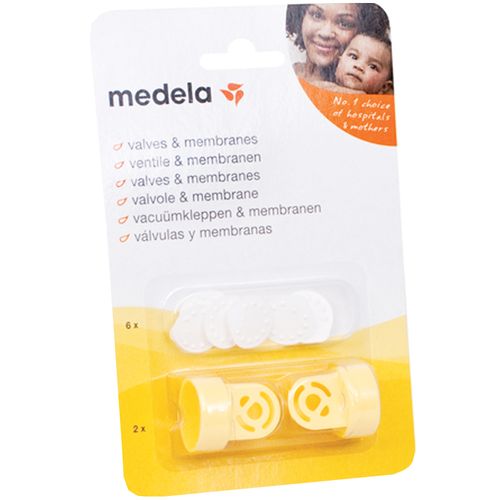 Medela 2 Ventiler + 6 Membraner 1 sett