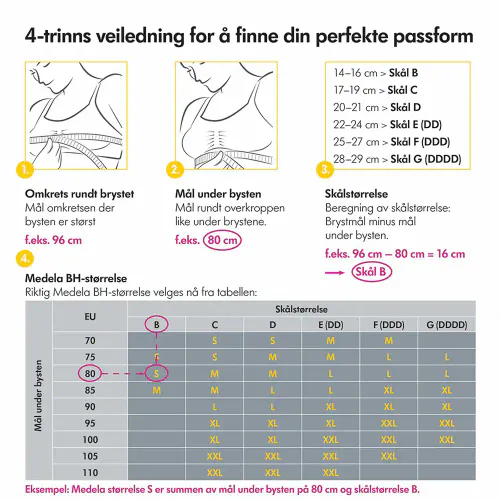 Medela 3-i-1 Amme- og Pumpe-BH Hvit XL 1 stk