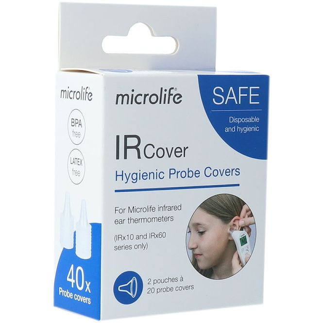 Hovedbilde Microlife Øretermometer IR Beskyttelseshette 40 stk