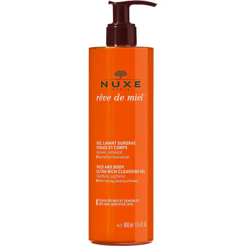 Nuxe Rêve De Miel Face and Body Cleansing Gel 400 ml