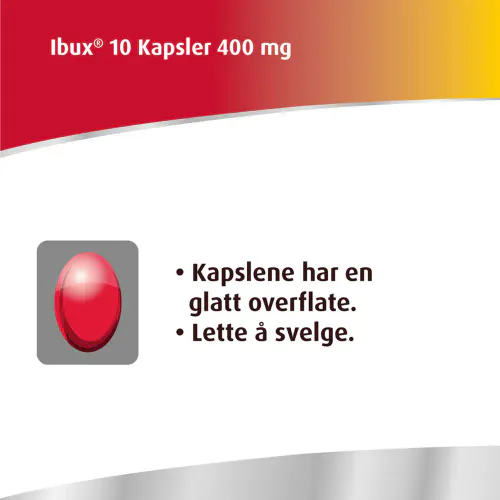 Ibux Kapsler 400 mg 10 stk