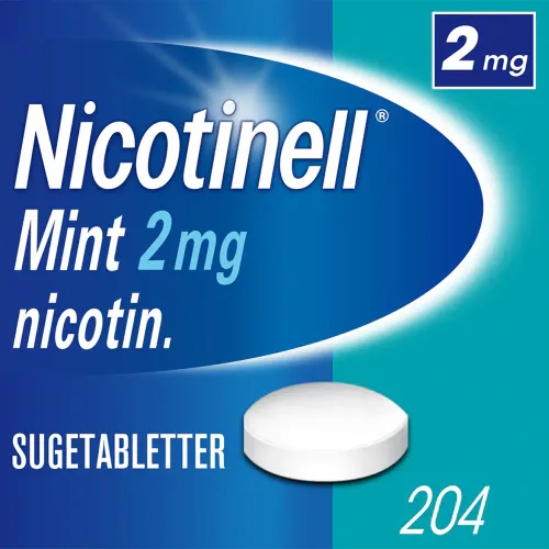 Nicotinell Sugetabletter 2 mg Mint 204 stk