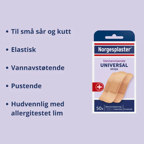 Norgesplaster Universal Strips 50 stk