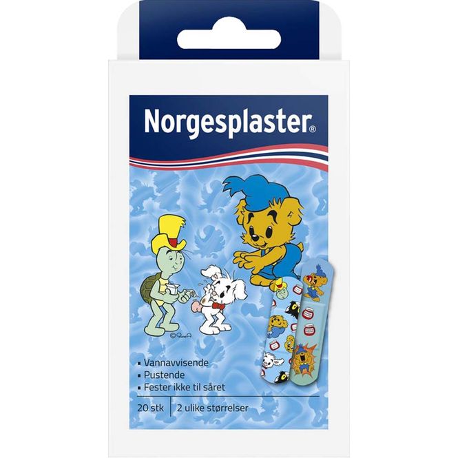 Hovedbilde Norgesplaster Bamse 20 stk