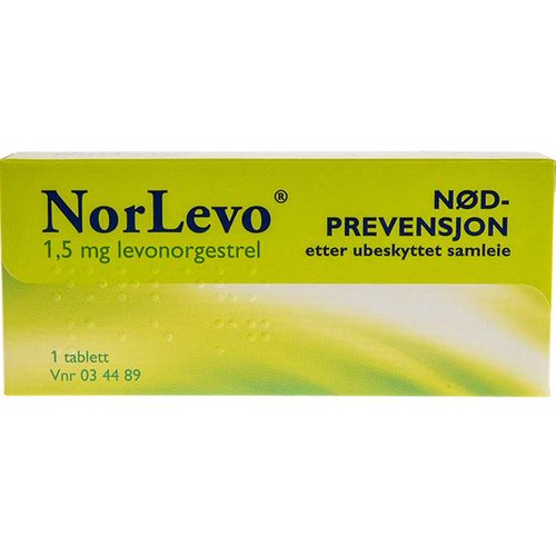 Norlevo 1,5 mg Tablett Angrepille 1 stk