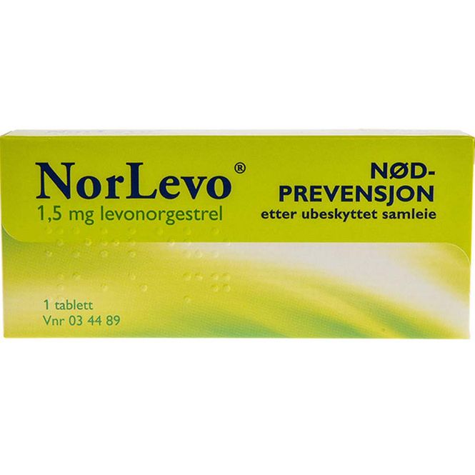Hovedbilde Norlevo 1,5 mg Tablett Angrepille 1 stk