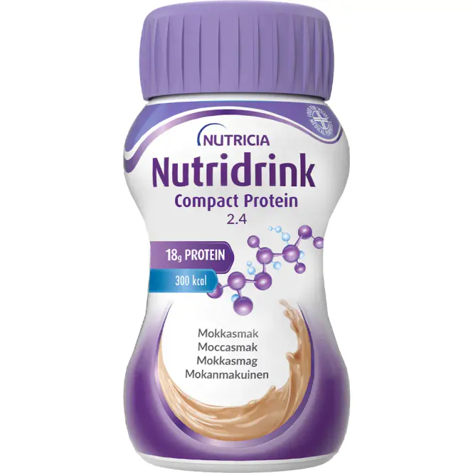 Hovedbilde Nutridrink Compact Protein Næringsdrikk Mokka 4x125 ml