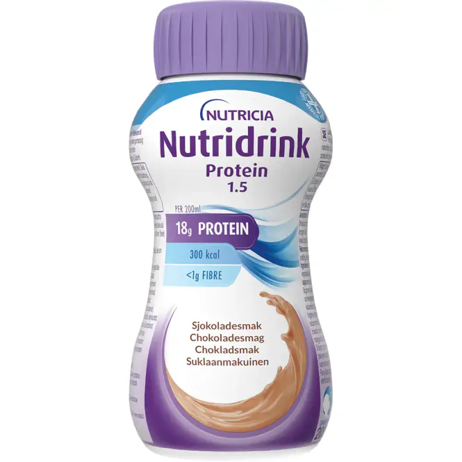 Hovedbilde Nutridrink Protein 1.5 Sjokolade 4 x 200 ml
