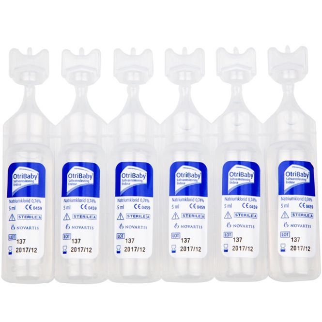 Hovedbilde OtriBaby Saltvannsløsning Nesedråper 18 x 5 ml